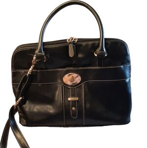 GIANI BERNINI Black Faux Leather Purse